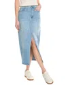 Hudson Jeans Midi Skirt In Red