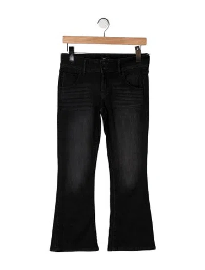 Pre-owned Hudson Mid-rise Flared Jeans W/ Tags In Black