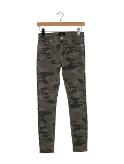 Pre-owned Hudson Mid-rise Skinny Leg Jeans In Gray