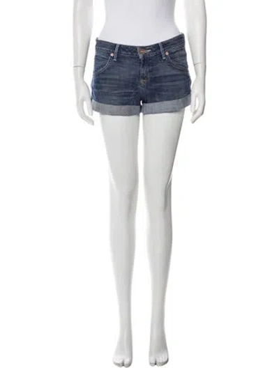 Pre-owned Hudson Mini Shorts In Blue