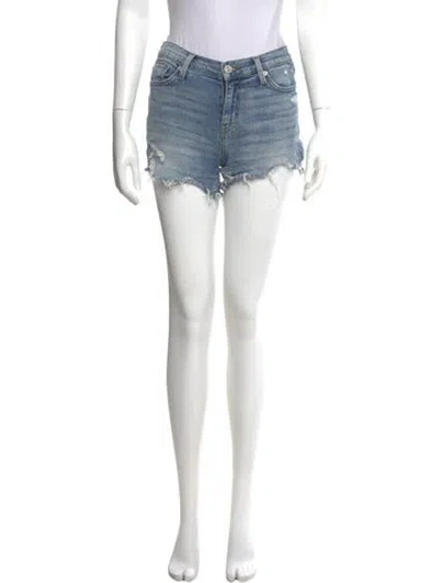 Pre-owned Hudson Mini Shorts In Blue