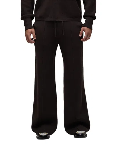 Hudson Motor Flare Leg Cotton Blend Foldout 32 Pants In Multi
