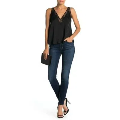 Hudson Natalie Ankle Super Skinny Backhand Jeans In Blue