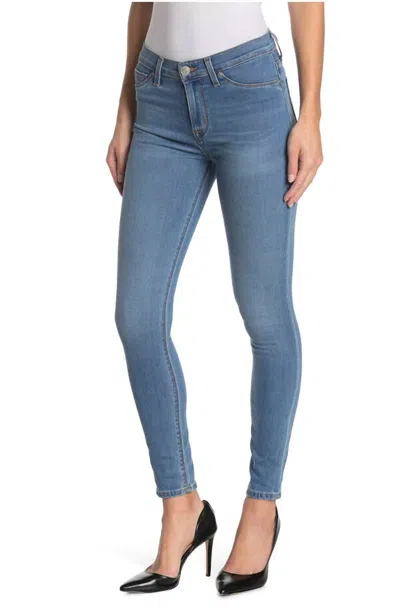 Hudson Natalie Mid-rise Super Skinny Jeans In Townsville In Blue