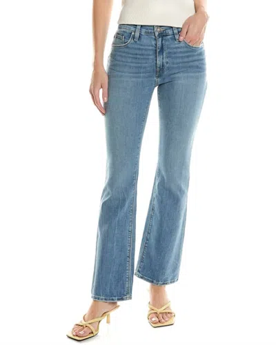 Hudson Nico Barefoot Bootcut Jeans In Mustang Distressed In Multi