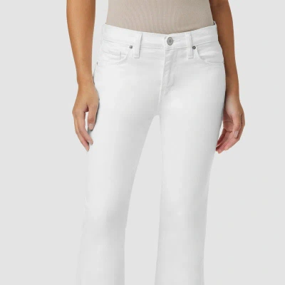 Hudson Nico Mid-rise Bootcut Crop Petite Jean In White