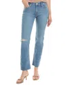 Hudson Nico Mid-rise Camper Straight Ankle Jean In Blue
