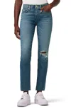 Hudson Nico Mid-rise Straight Ankle Jean In Reminisce In Blue