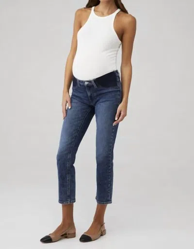 Hudson Nico Mid-rise Straight Ankle Maternity Jean In Head Over Heels
