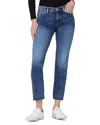 Hudson Nico Straight Ankle Jeans In Journey Home Blue In Multi