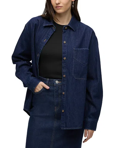 Hudson Oversized Shirt In Evening Day