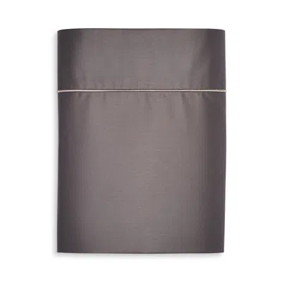 Hudson Park Collection 500tc Sateen Wrinkle-resistant Twin Flat Sheet - Exclusive In Charcoal