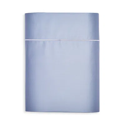 Hudson Park Collection 500tc Sateen Wrinkle-resistant Twin Flat Sheet - Exclusive In Slate Blue