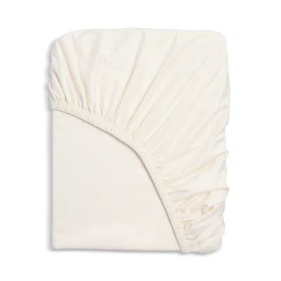 Hudson Park Collection 525 Thread Count Egyptian Cotton Sateen Extra Deep Fitted Sheet, Queen - Exclusive In White