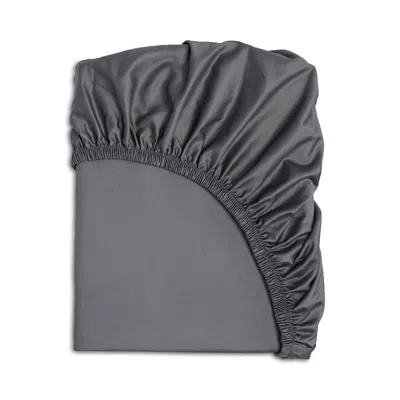 Hudson Park Collection 525 Thread Count Egyptian Cotton Sateen Fitted Sheet, California King - Exclusive In Gray