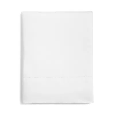 Hudson Park Collection 680tc Flat Sateen Sheet, Twin - Exclusive In White