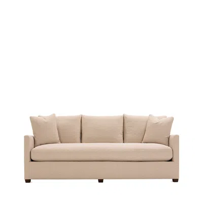 Hudson Park Collection Bowery 78 Fabric Bench Cushion Sofa In Multi