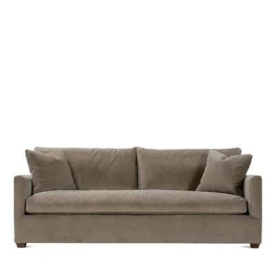 Hudson Park Collection Bowery 88 Bench Cushion Sofa - Exclusive In Brown