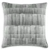 Hudson Park Collection Brushed Texture Stripe Euro Sham - Exclusive In Gray