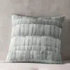 Hudson Park Collection Brushed Texture Stripe Euro Sham - Exclusive In Gray
