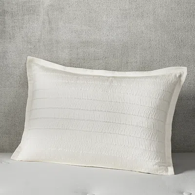 Hudson Park Collection Channel Rib Standard Sham Set - Exclusive In White