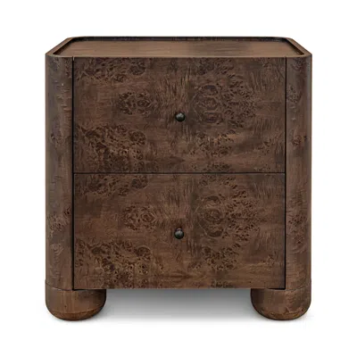 Hudson Park Collection Chelsea Nightstand In Brown