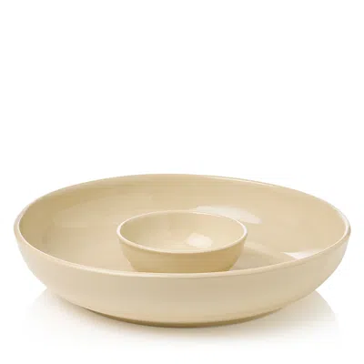 Hudson Park Collection Chip & Dip Serving Dish - Exclusive In Yellow