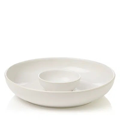 Hudson Park Collection Chip & Dip Serving Dish - Exclusive In White