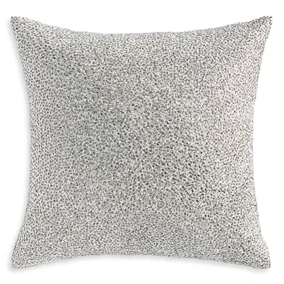 Hudson Park Collection Faded Geometric Decorative Pillow, 18 X 18 - Exclusive In Slate
