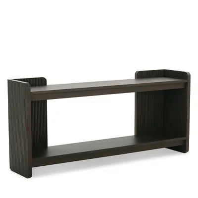 Hudson Park Collection Fidi Console Table In Brown