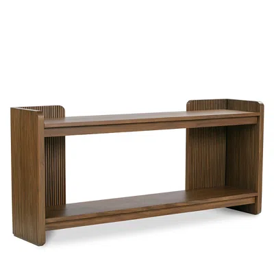 Hudson Park Collection Fidi Console Table In Brown