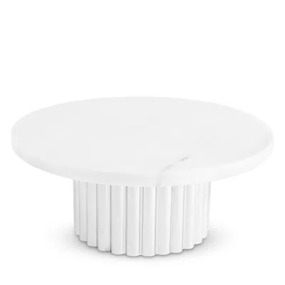 Hudson Park Collection Fluted Collection Cake Stand - Exclusive In White