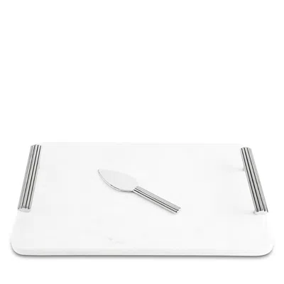 Hudson Park Collection Fluted Collection Cheese Board - Exclusive In White