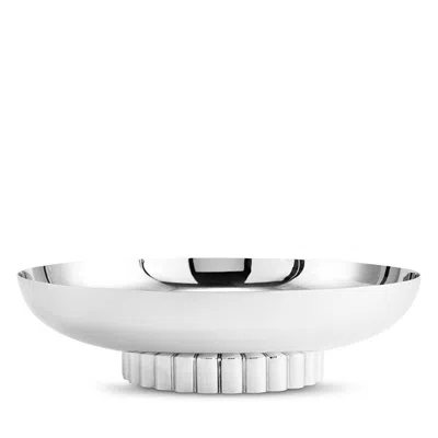 Hudson Park Collection Fluted Low Bowl - Exclusive In Silver