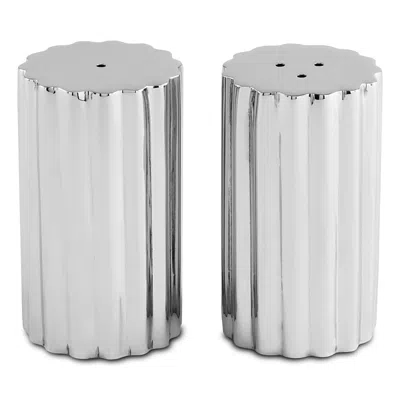 Hudson Park Collection Fluted Salt & Pepper Set - Exclusive In Silver