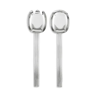 Hudson Park Collection Fluted Serving Set - Exclusive In Silver