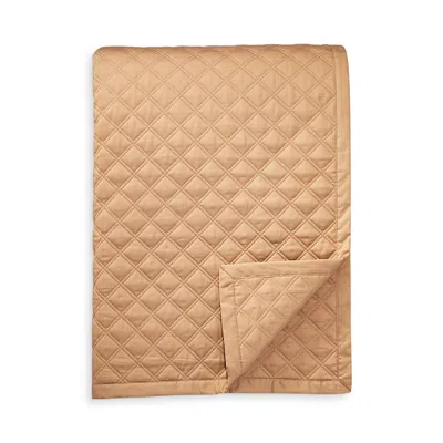 Hudson Park Collection Hudson Park Double Diamond Coverlet, King - Exclusive In Champagne