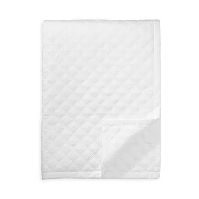 Hudson Park Collection Hudson Park Double Diamond Coverlet, Twin - Exclusive In White
