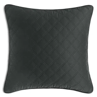Hudson Park Collection Hudson Park Double Diamond Decorative Pillow, 16 X 16 - Exclusive In Black