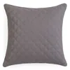 Hudson Park Collection Hudson Park Double Diamond Decorative Pillow, 16 X 16 - Exclusive In Charcoal