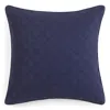 Hudson Park Collection Hudson Park Double Diamond Decorative Pillow, 16 X 16 - Exclusive In Marine Navy