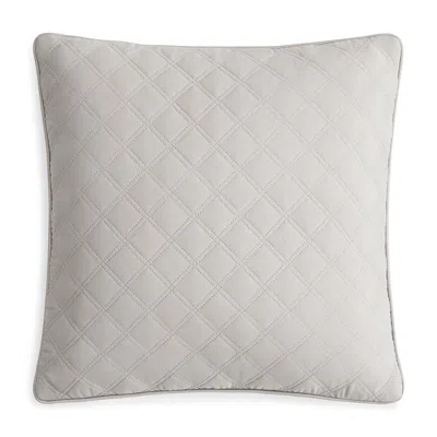 Hudson Park Collection Hudson Park Double Diamond Decorative Pillow, 16 X 16 - Exclusive In Silver
