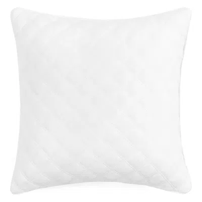 Hudson Park Collection Hudson Park Double Diamond Decorative Pillow, 16 X 16 - Exclusive In White