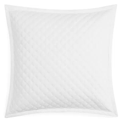 Hudson Park Collection Hudson Park Double Diamond Quilted Euro Sham - Exclusive In White