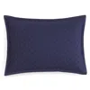 Hudson Park Collection Hudson Park Double Diamond Quilted King Sham - Exclusive In Marine Navy