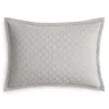 Hudson Park Collection Hudson Park Double Diamond Quilted Standard Sham - Exclusive In Gray