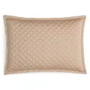 Hudson Park Collection Hudson Park Double Diamond Quilted Standard Sham - Exclusive In Champagne