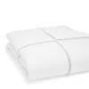 Hudson Park Collection Hudson Park Italian Percale King Duvet Cover - Exclusive In Silver