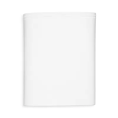 Hudson Park Collection Hudson Park Italian Percale Stitch Extra Deep Flat Sheet, King - Exclusive In White