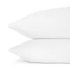 Hudson Park Collection Hudson Park Italian Percale Stitch Standard Pillowcase, Pair - Exclusive In White
